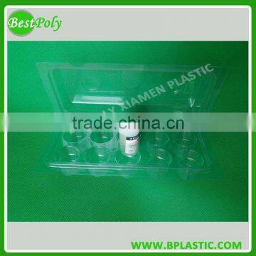 Plastic vial Ampoule Vial tray, plastic tray for pills