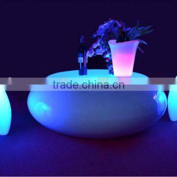 illuminated 16 color change plastic led chair