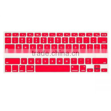 Wholesale customized passionate red silicon rubber keyboard covers for 13 inch laptops