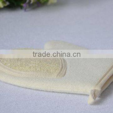 Cy297 Naturals Exfoliating Deep Cleansing Double-sided Loofah Pads Glove Luffa Fibres Sponge Scrubber Brush For Shower photo-3