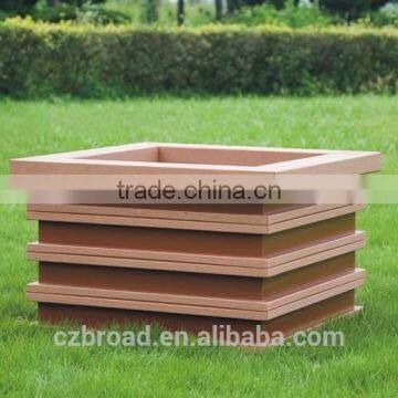 High Quanlity Wood Plastic Composite /WPC Flower Box610*610*475