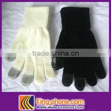Thick Knitting Smartphone Phone Touch Screen Gloves,thick Smartphone Gloves photo-4