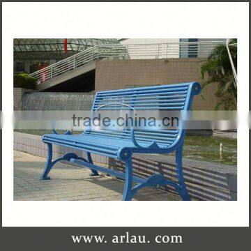 Arlau Cast Aluminum,Outdoor Metal Chair,White Wrought Iron Outdoor Bench photo-2