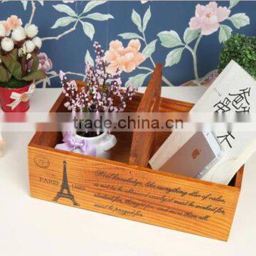 Portable Wooden Creative Storage Box for Grocery photo-2