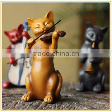 Factory Price Resin Cat Figure Living Room Decoration Manufacturer photo-5