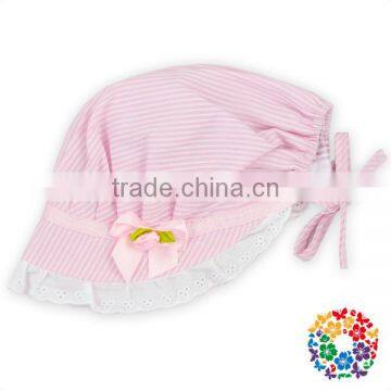 Wholesale Baby Hat Cotton Pink Lace Hat Baby Caps and Hats photo-2