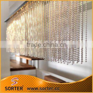 high quality beads curtain/beaded chain curtains/ball chain room divider