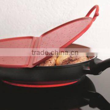 NBRSC Multifunction Foldable Silicone Pot Strainer Splatter Screen Guard photo-4