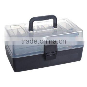 Wholesale Plastic Mutilayer Tool Boxes Screws and Nails/ Clear Plastic Storage Box Divider With Handle photo-2