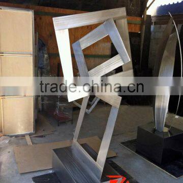 Popular New Product Stainless Steel Quadrate Style Sculpture