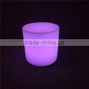 Commercial Furniture Wholesale LED Bar Furniture D42*H42cm Round Bar Stools With 16 Colours Changing photo-3