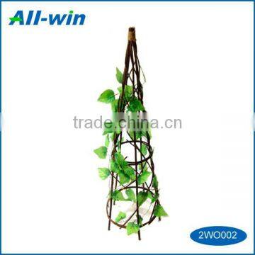 Natural garden tool building DIY planting fun portable willow expandable obelisk