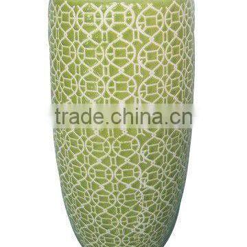 Porcelain mosaic vase for wedding decor