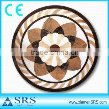 Natural marble wall tile medallion