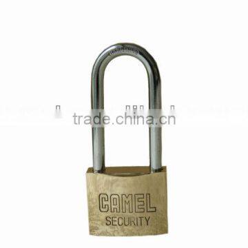 Long shackle brass padlocks