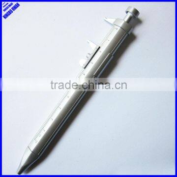 Quality metallic color plastic caliper pen for office promotion