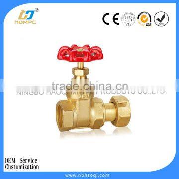 hot sale quality brass water meter gate valve