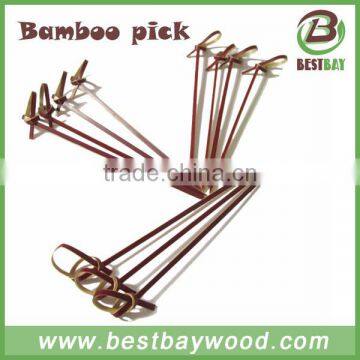 Knotted Bamboo Fruit Sticks, Bamboo Knot Skewer photo-4