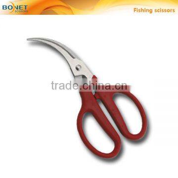 S91018 CE Certificated 7" best fishing scissors for cutting plastic