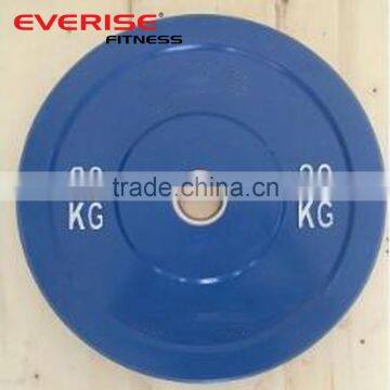 Color Solid Rubber Bumper Plate for Weight Lifting Training photo-3