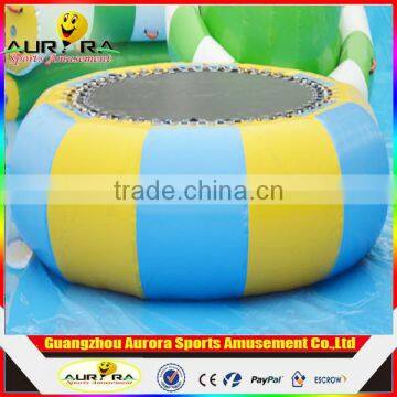 Most Popular Inflatable Water Trampoline Used Interactive Water Park Games