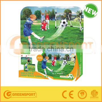 2016 New Item Plastic Soccer and Football Goal Set with Plag