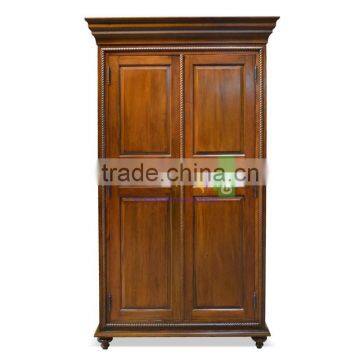 Furniture For Bed Room,Cabinet Solid Wood Mahogany 2 Doors With Shelves and Drawers Inside photo-4