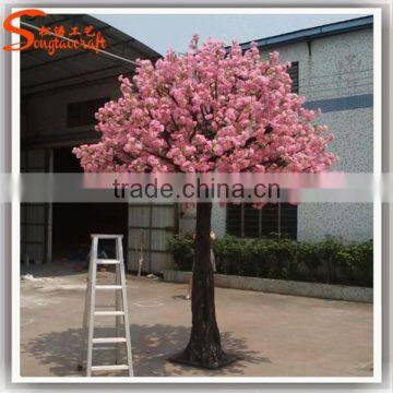 Silk Ornament Cherry Tree Artificial Fake Trees Cherry Blossoms Artificial Decorative Tree Christmas Tree and Plants photo-2