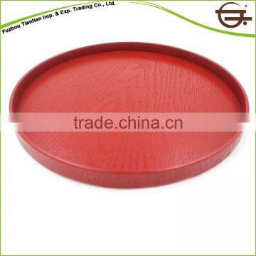 Reasonable Price Wine Party Round Wood Serving Tray