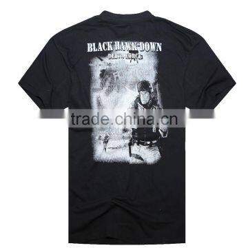 2016 New Printing New Model Wholesale Comfort Colors Mens T-shirt With WAR Print photo-2