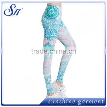 92%polyester 8%spandex women's leggings wholesale 2017 KX009