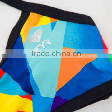 2017 Beach Wear Colorful Kid Swimwear For Sexy Bra photo-4