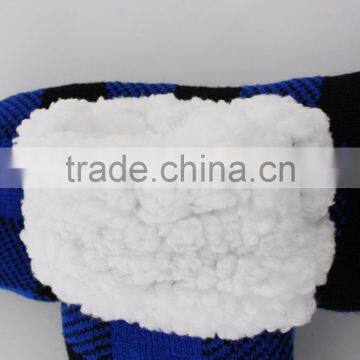 Acrylic Faux Fur Anti Slip Home Soft Slipper Socks photo-4