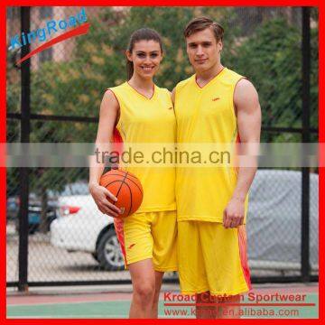 Digital full sublimated printing basketball jersey, OEM basketball uniform