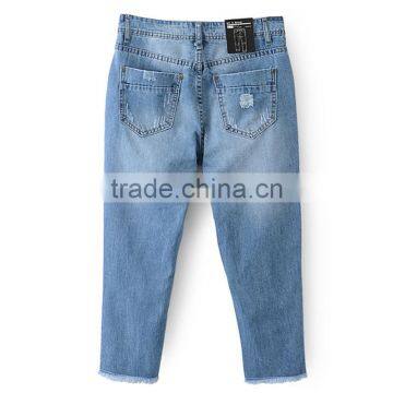 MAXNEGIO New Design Summer Denim Jean Pant for Ladies photo-2