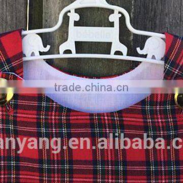 New Fashion Red Plaid Children Boutique Toddler Clothing Lovely Baby Girl Summer Dress photo-3