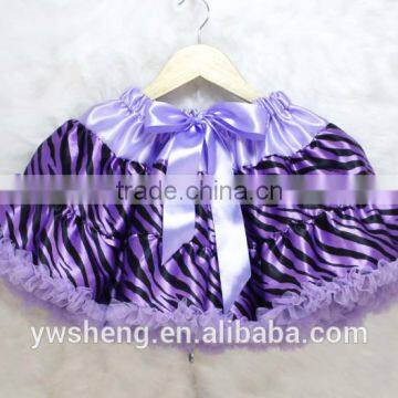 Baby Boutique Brand Name Clothing Christmas Costume Satin Chevron Pettiskirt Dance Wear Skirts for Young Girls photo-6