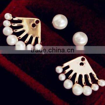Exquisite Pearls Decorative Earrings,gold Girls Gift Earrings Stuff Wholesale photo-3
