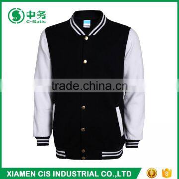 New Product Multi Color Sailor Collar 4XL Plus Size Mens Plain Varsity Jacket photo-6