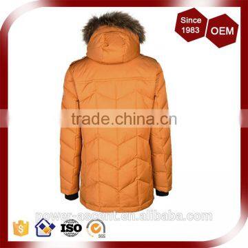 Zipper Double Layer Front Men's Business Quilting Padding Jacket For Winters photo-5