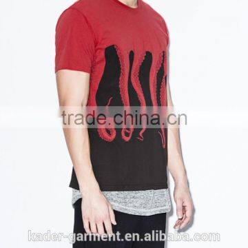 Octopus Sublimation T Shirt Customize 100% Polyester Sublimation T Shirts photo-4