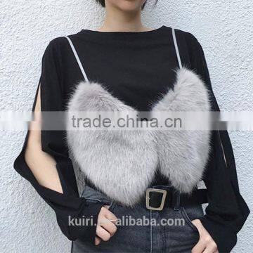 Heart Love Faux Fur Jacket For Women Fashion Love Imitation waistcoat Winter Warm Furry Jacket Gilet Veste fpc-462