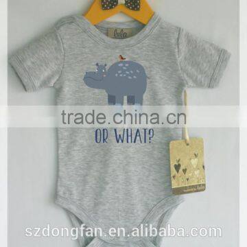Wholesale Childrens Clothing Newborn Baby 100 % Cotton Fancy Fox Romper photo-2