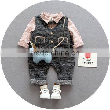 S17672A Children Outfits Toddler Boy Autumn Clothing Sets 2 Piece Clothes Set photo-2