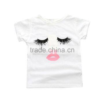 S17495A Summer Clothes Girls t Shirts Cotton Cartoon Tee photo-4