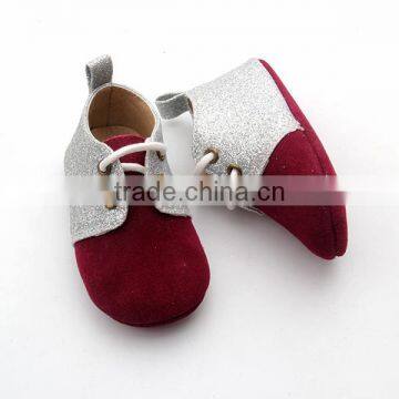 Wholesale Soft Prewalker Oxford Baby Shoes Genuine Leather Shoes photo-5