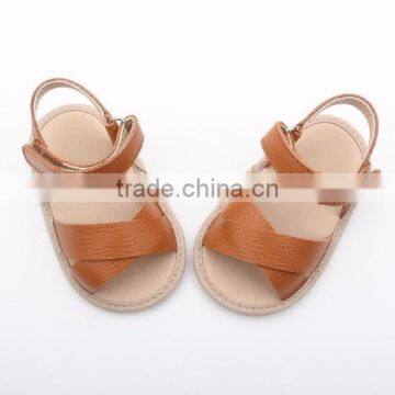 Brown kids baby shoes sandal shoes with boys and girls