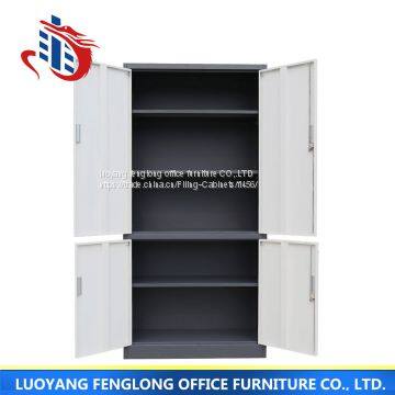 Commercial Office Furniture Employee Metal Clothes 4 Door Wardrobe Cabinet photo-5