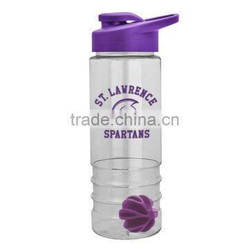 USA Made 24 oz Tritan Salute Shaker Bottle With Drink-Thru Lid - BPA-free, Features a Mixing Ball and Comes With Your Logo photo-4