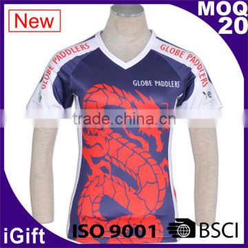 2016 wholesale Custom all over sublimation printing t-shirt